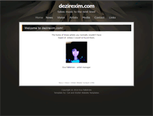 Tablet Screenshot of dezirexim.com